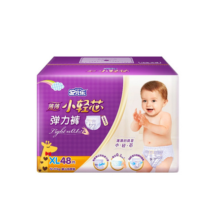 88VIP：Anerle 安儿乐 小轻芯婴儿拉拉裤 XL48片