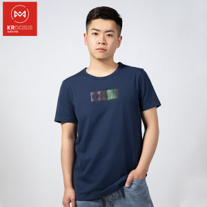 地球科学家 棉涤混纺 男吸湿透气T恤