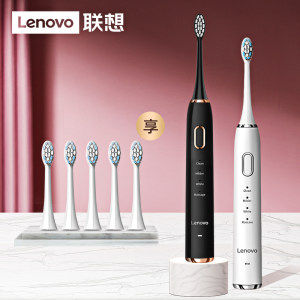 联想 磁悬浮声波电动牙刷+杜邦刷头*5