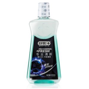 Saky 舒客 专业清新漱口水 竹炭薄荷 500ml