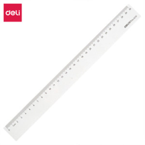 凑单品：deli 得力 6230 办公通用直尺 30cm