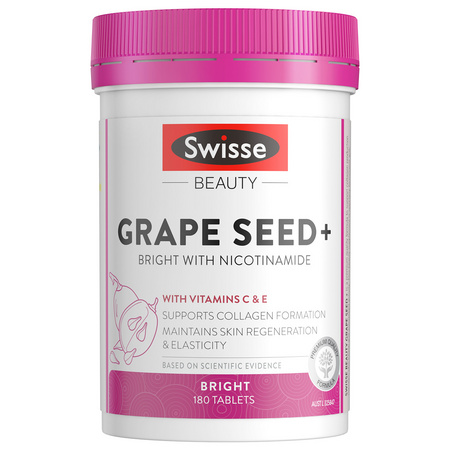 88VIP：Swisse 斯维诗 葡萄籽+烟酰胺片 180片