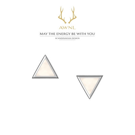 AWNL 瑞典奥锘 情侣款个性耳钉