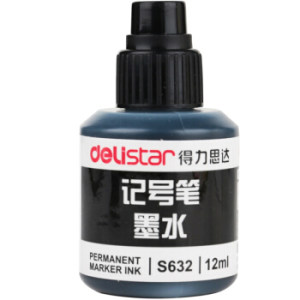 凑单品：deli 得力 S632 记号笔墨水补充液 12ml