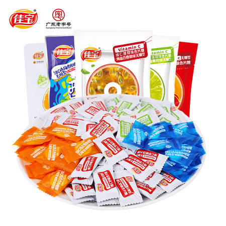 佳宝 维C果味含片什锦装100g*3袋（双重优惠）