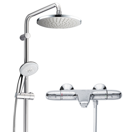 GROHE 高仪 27389002+34155003 恒温冷触花洒套装