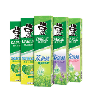 DARLIE 黑人 舒心之旅牙膏5支装 共770g
