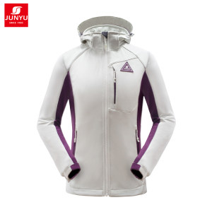 土拨鼠代工厂 君羽 75D四面高弹 女防风保暖软壳衣