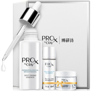PLUS会员：OLAY 玉兰油 ProX面部精华液美白袪斑礼盒（小白瓶精华40ml+爽肤水18ml+面霜14g）
