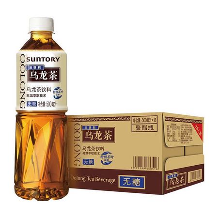 88VIP：SUNTORY 三得利 乌龙茶 无糖饮料 500ml*18瓶