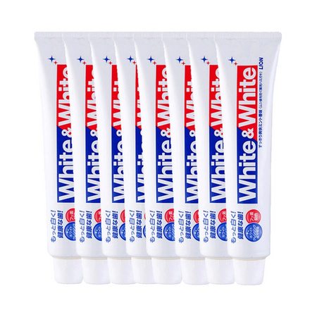 88VIP：LION 狮王 WHITE洁白牙膏 150g*8