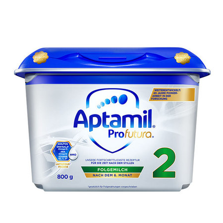 Aptamil 爱他美 白金版 较大婴儿配方奶粉 2段 800g