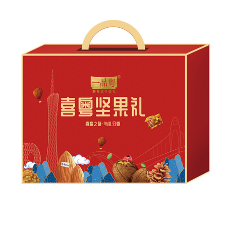 一品粤 喜粤坚果礼盒 1000g