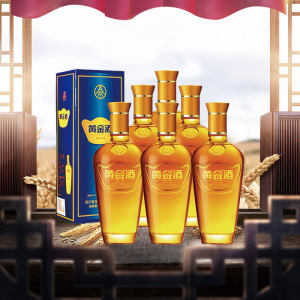 五粮液 黄金酒 万福养生保健酒 39度 240ml*6瓶 134元包邮