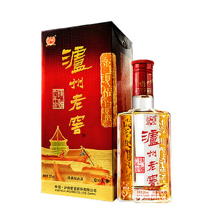 LUZHOULAOJIAO 泸州老窖 六年陈头曲 52度 浓香型白酒 500ml