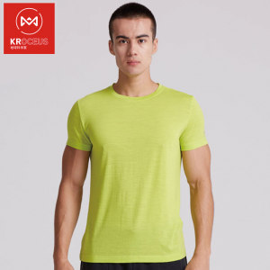 地球科学家 羊毛混纺 男女吸湿除臭速干T恤